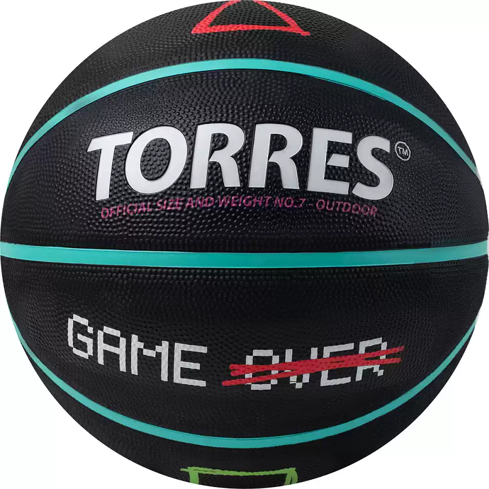 фото Мяч баскетбольный 7 Torres Game Over 24