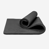 фото Коврик для йоги и фитнеса Proiron 1800*610*15 мм, черный в интернет-магазине спортивных товаров МЯЧИКИ