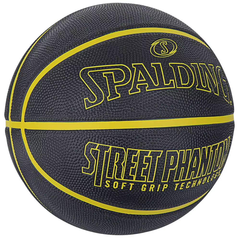 фото Мяч баскетбольный 7 SPALDING Phantom black-gold