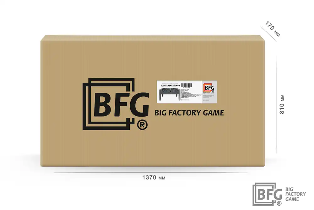 фото Настольный футбол / Кикер BFG Tournament Premium Graphite в интернет-магазине спортивных товаров МЯЧИКИ