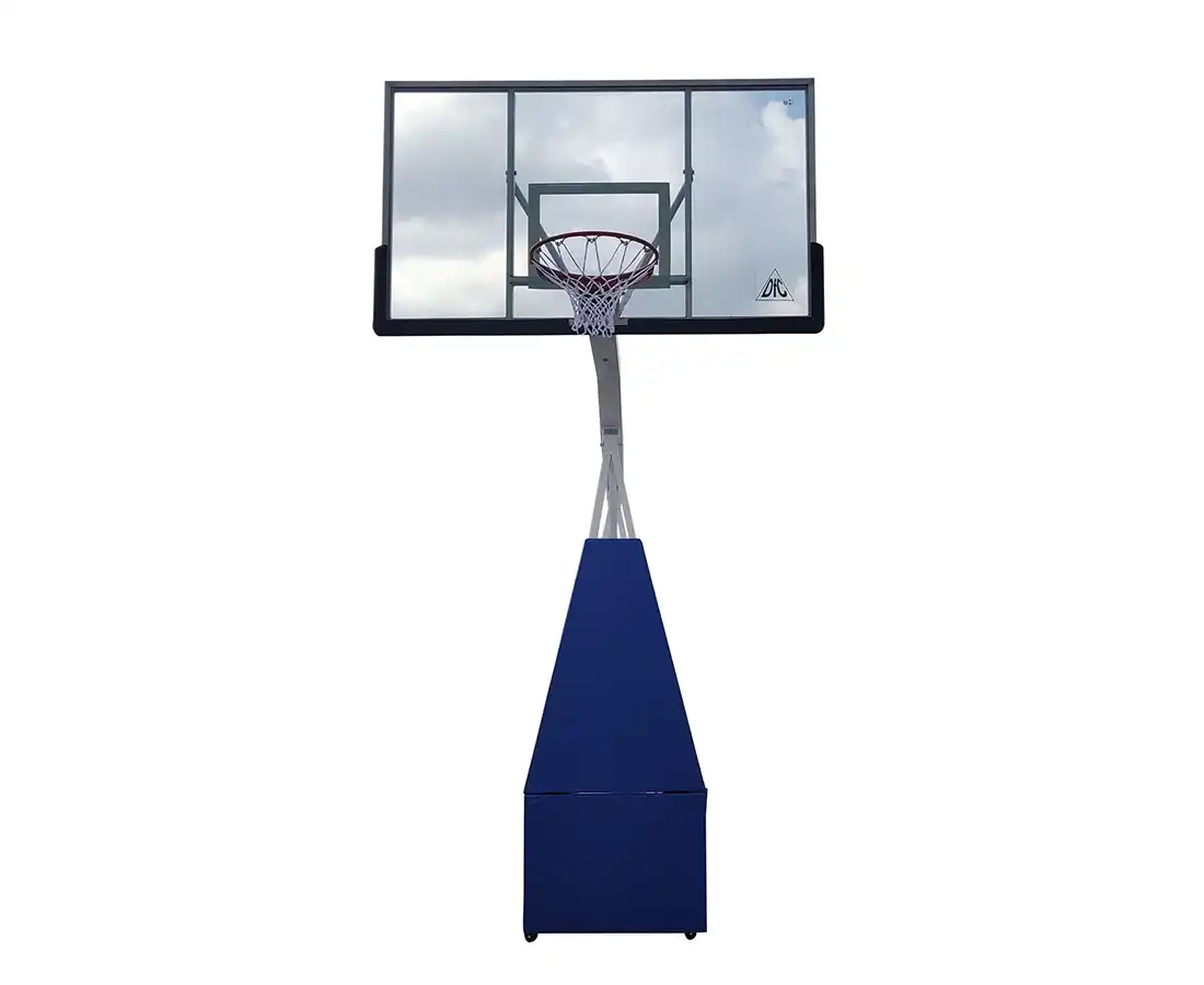 фото Баскетбольная мобильная стойка DFC STAND72G PRO 180x105см стекло 12мм  в интернет-магазине спортивных товаров МЯЧИКИ