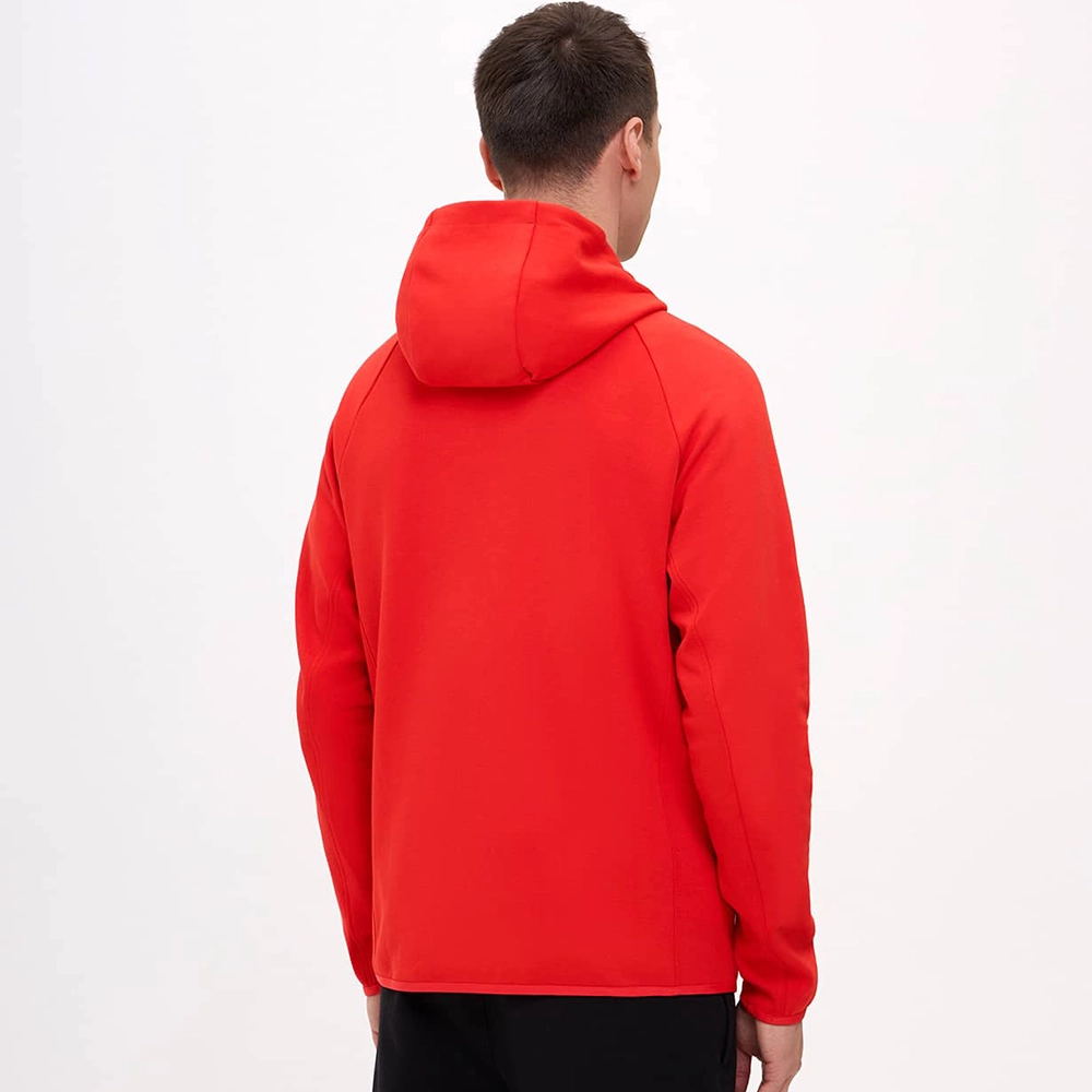 фото Худи на молнии ESSENTIAL Athlete Hooded FZ Jacket, красный в интернет-магазине спортивных товаров МЯЧИКИ