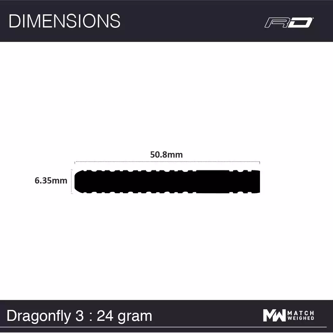 фото Red Dragon Dragonfly 24gr. 95% вольфрам. Дротики для дартса в интернет-магазине спортивных товаров МЯЧИКИ