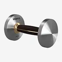 фото Proiron Гантель из нержавеющей стали и черного дерева 3 кг, арт. Г1030НЧ в интернет-магазине спортивных товаров МЯЧИКИ