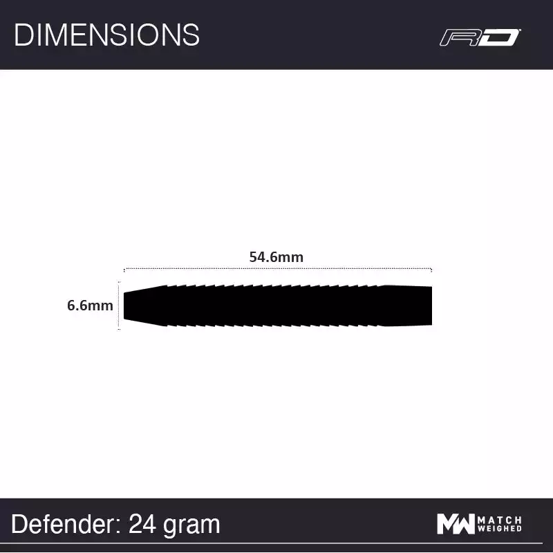 фото Red Dragon Defender2 24gr. 85% вольфрам. Дротики для дартса в интернет-магазине спортивных товаров МЯЧИКИ