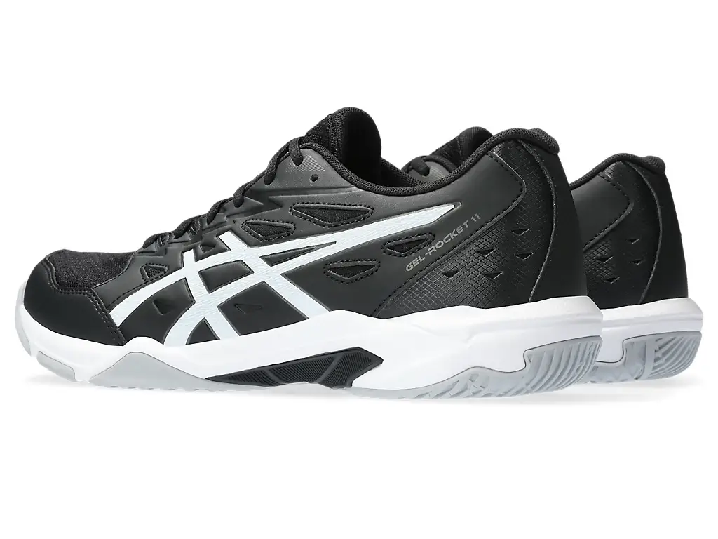 фото Волейбольные кроссовки Asics Gel-Rocket 11, чёрно-белые в интернет-магазине спортивных товаров МЯЧИКИ