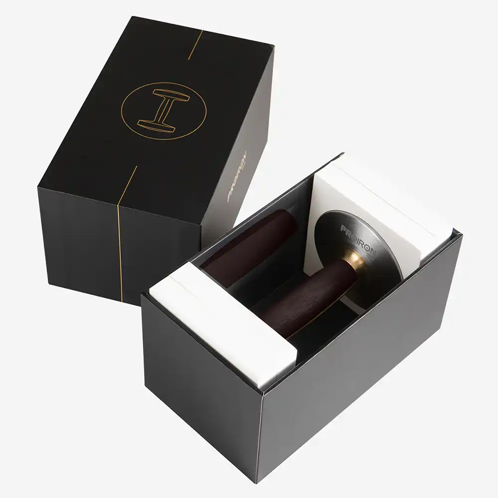 фото Proiron Гантель из нержавеющей стали и черного дерева 6 кг, арт. Г1060НЧ в интернет-магазине спортивных товаров МЯЧИКИ