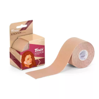 фото Тейп кинезиологический для лица TMAX Beauty Tape, хлопок, размер 5см x 5м, Цвет бежевый в интернет-магазине спортивных товаров МЯЧИКИ