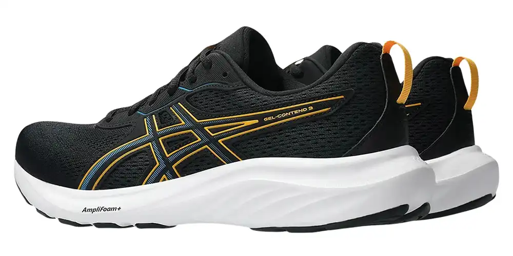 фото Кроссовки для бега Asics Gel Contend 9 Black/yellow в интернет-магазине спортивных товаров МЯЧИКИ