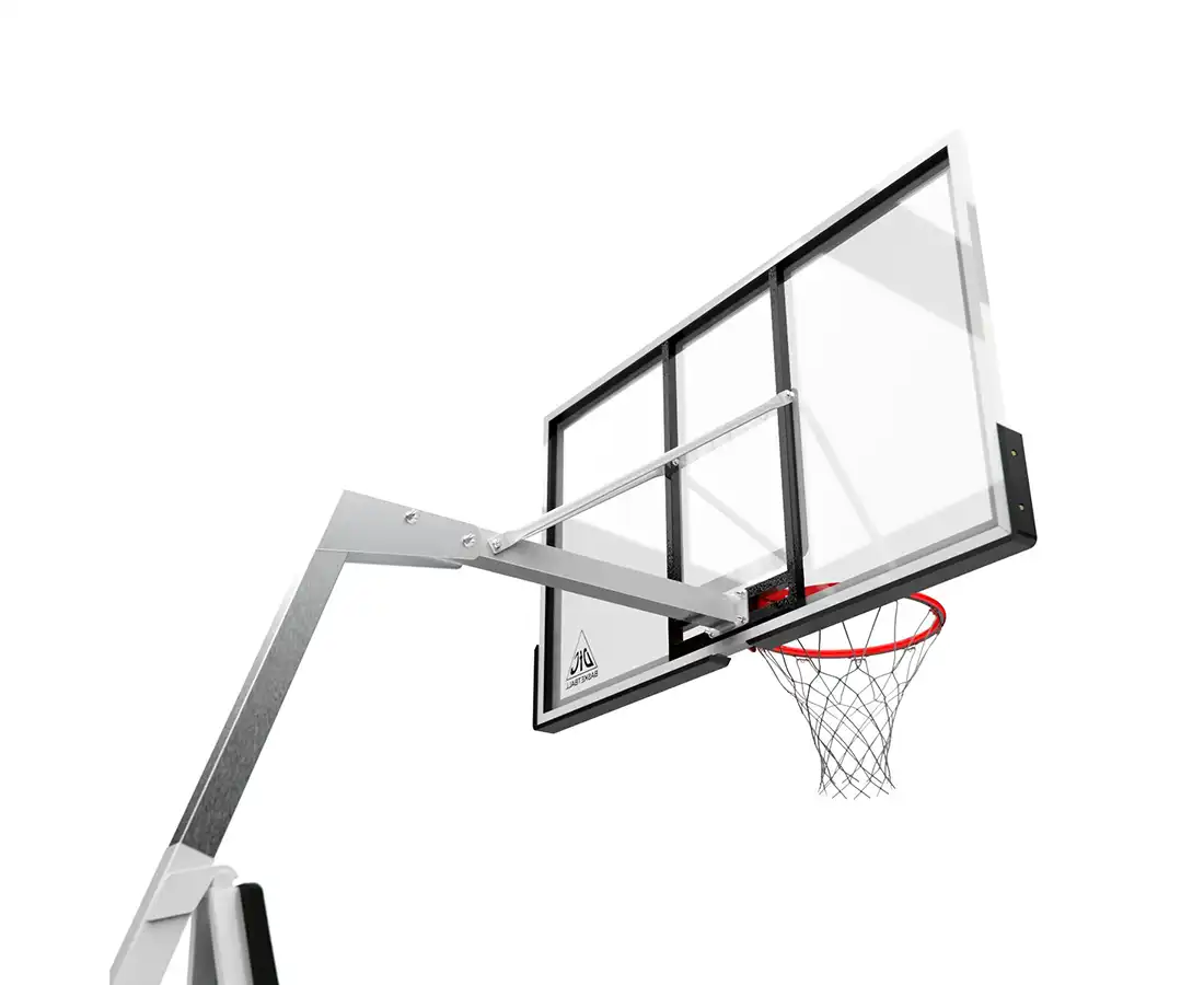 фото Баскетбольная мобильная стойка DFC STAND60SG 152x90CM поликарбонат в интернет-магазине спортивных товаров МЯЧИКИ