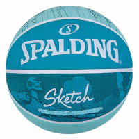 фото Мяч баскетбольный 7 SPALDING Sketch blue