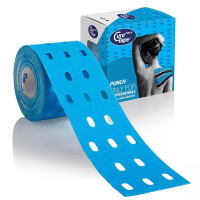 фото Панч тейп кинезио CureTape Punch Blue перфорированный, голубой в интернет-магазине спортивных товаров МЯЧИКИ