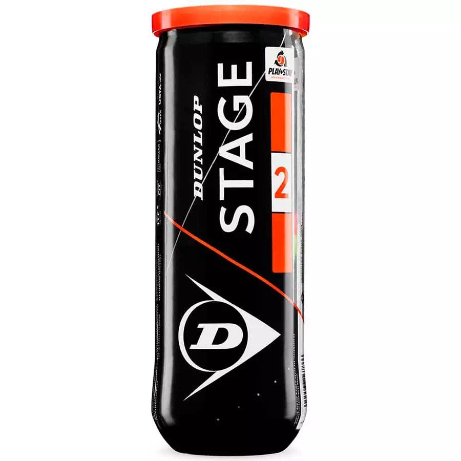фото Мячи для большого тенниса Dunlop Stage 2, 3 шт, оrange в интернет-магазине спортивных товаров МЯЧИКИ