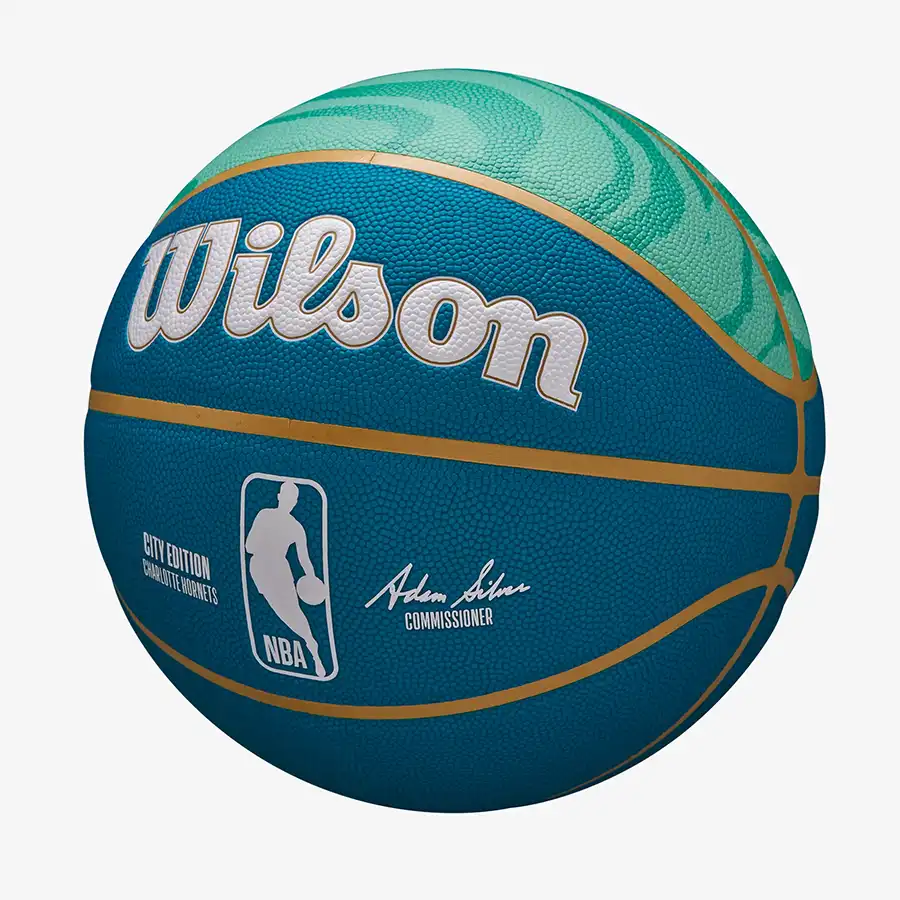 фото Мяч баскетбольный 7 Wilson NBA TEAM CITY COLLECTOR Charlotte Hornets