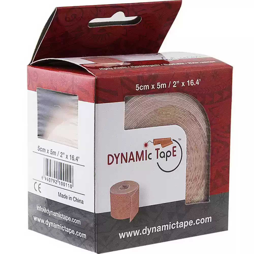 фото Тейп динамический Dynamic Tape ECO 5*5 телесный/светлое тату в интернет-магазине спортивных товаров МЯЧИКИ