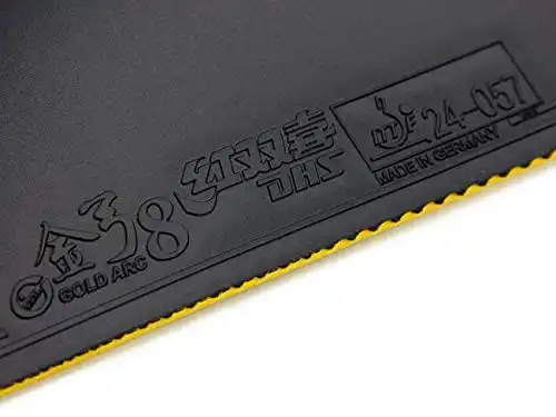 фото Накладка для настольного тенниса GA8-DHS GOLD-ARC 8 T.T. RUBBER BLACK 47.5 THICK в интернет-магазине спортивных товаров МЯЧИКИ
