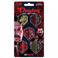 фото Оперение для дротиков Red Dragon Jonny Clayton collection, 15 шт. в интернет-магазине спортивных товаров МЯЧИКИ