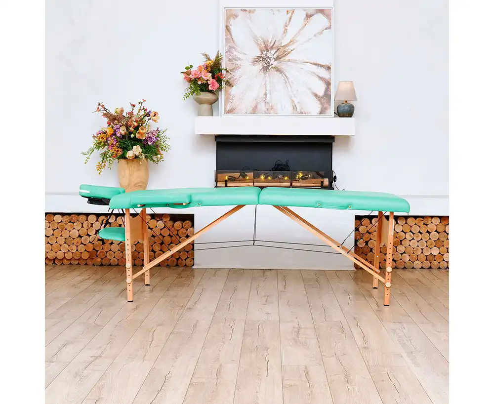 фото Массажный стол DFC NIRVANA Relax, (Optima) 186 x 60 см, зелёный в интернет-магазине спортивных товаров МЯЧИКИ