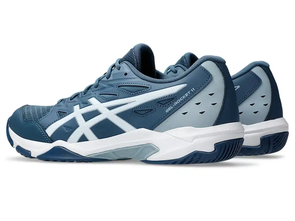 фото Волейбольные кроссовки Asics Gel-Rocket 11,серо-синие в интернет-магазине спортивных товаров МЯЧИКИ