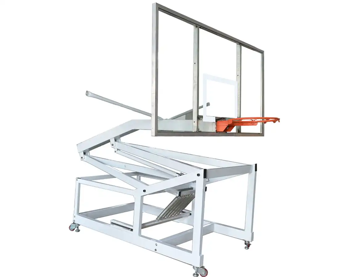 фото Баскетбольная мобильная стойка DFC STAND72G 180x105CM стекло в интернет-магазине спортивных товаров МЯЧИКИ