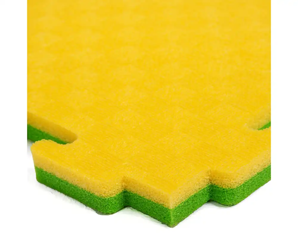 фото Будо-мат EVA DFC 100 x 100 см, 20 мм, цвет желто-зеленый в интернет-магазине спортивных товаров МЯЧИКИ