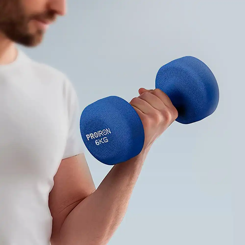 фото Proiron Гантели неопреновые 2шт по 6кг, арт. Г2060НЕО в интернет-магазине спортивных товаров МЯЧИКИ