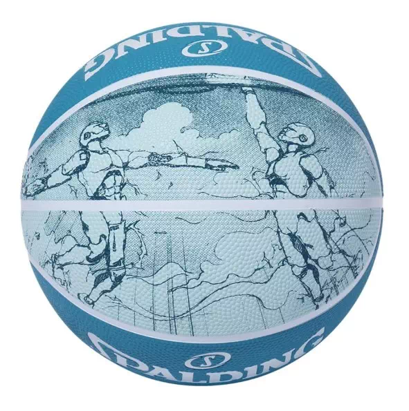 фото Мяч баскетбольный 7 SPALDING Sketch blue