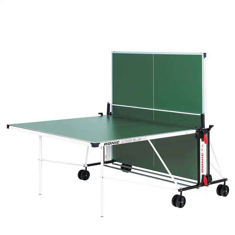 фото Теннисный стол DONIC OUTDOOR ROLLER FUN GREEN в интернет-магазине спортивных товаров МЯЧИКИ