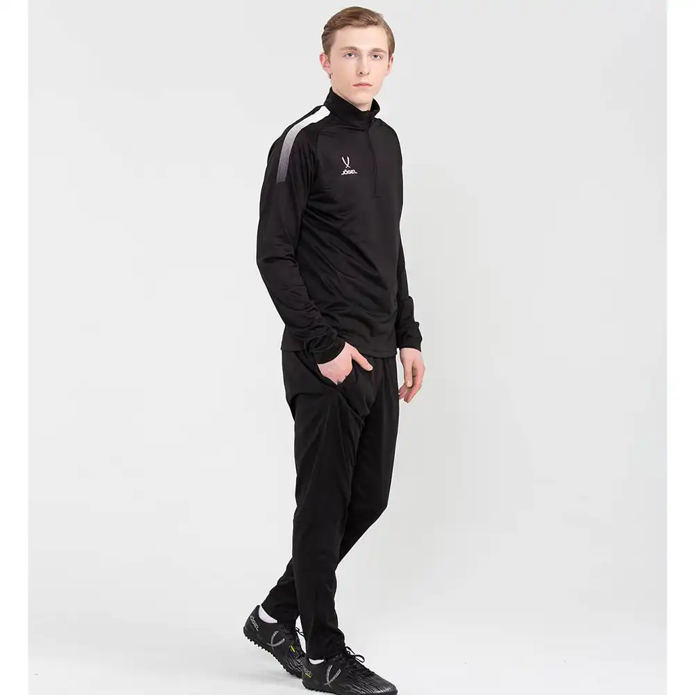 фото Джемпер тренировочный CAMP Training Top 1/4 Zip, черный в интернет-магазине спортивных товаров МЯЧИКИ