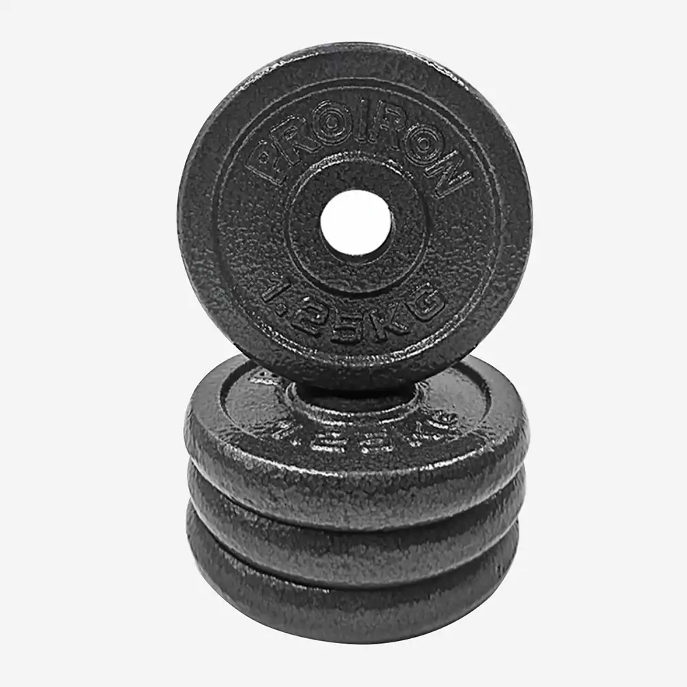 фото Proiron Набор чугунных дисков 4 х 1,25 кг, арт. НЧД4125 в интернет-магазине спортивных товаров МЯЧИКИ