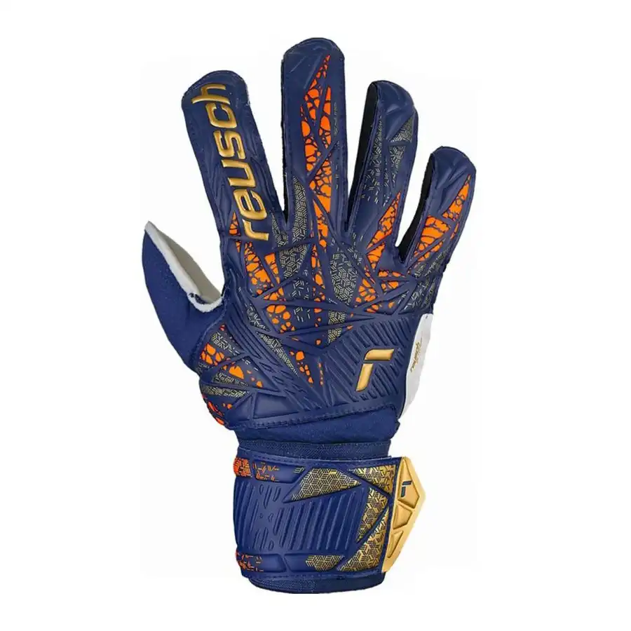фото Вратарские перчатки REUSCH Attrakt Grip Blue в интернет-магазине спортивных товаров МЯЧИКИ