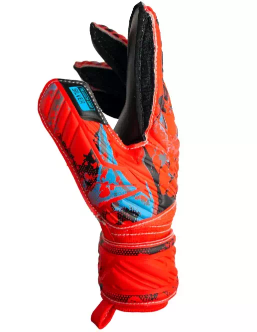 фото Вратарские перчатки REUSCH Attrakt Silver Junior Red в интернет-магазине спортивных товаров МЯЧИКИ