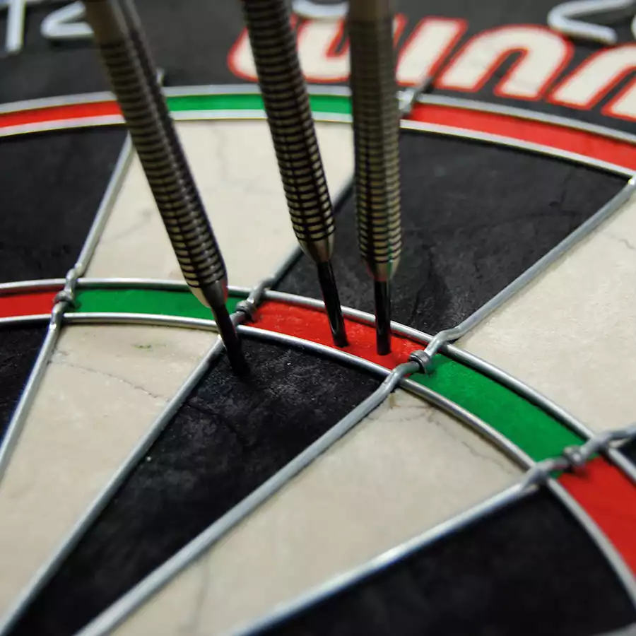 фото Набор для дартса Winmau Pro SFB (сизалевая мишень+ 6 дротиков) в интернет-магазине спортивных товаров МЯЧИКИ