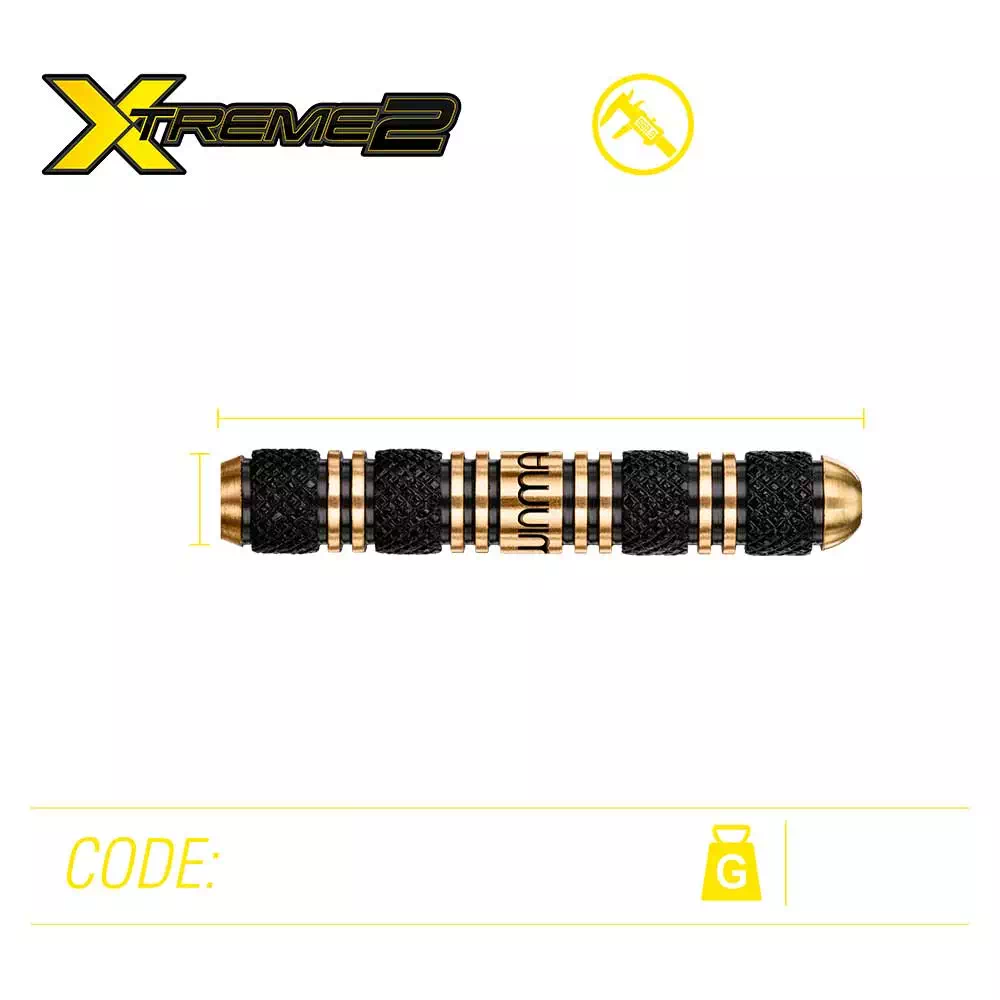 фото Winmau Xtreme2  24 gr. Латунь. Дротики для дартса в интернет-магазине спортивных товаров МЯЧИКИ