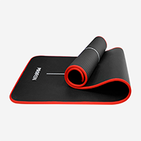 фото Коврик для йоги и фитнеса Proiron 1830*660*10мм NBR, черный в интернет-магазине спортивных товаров МЯЧИКИ