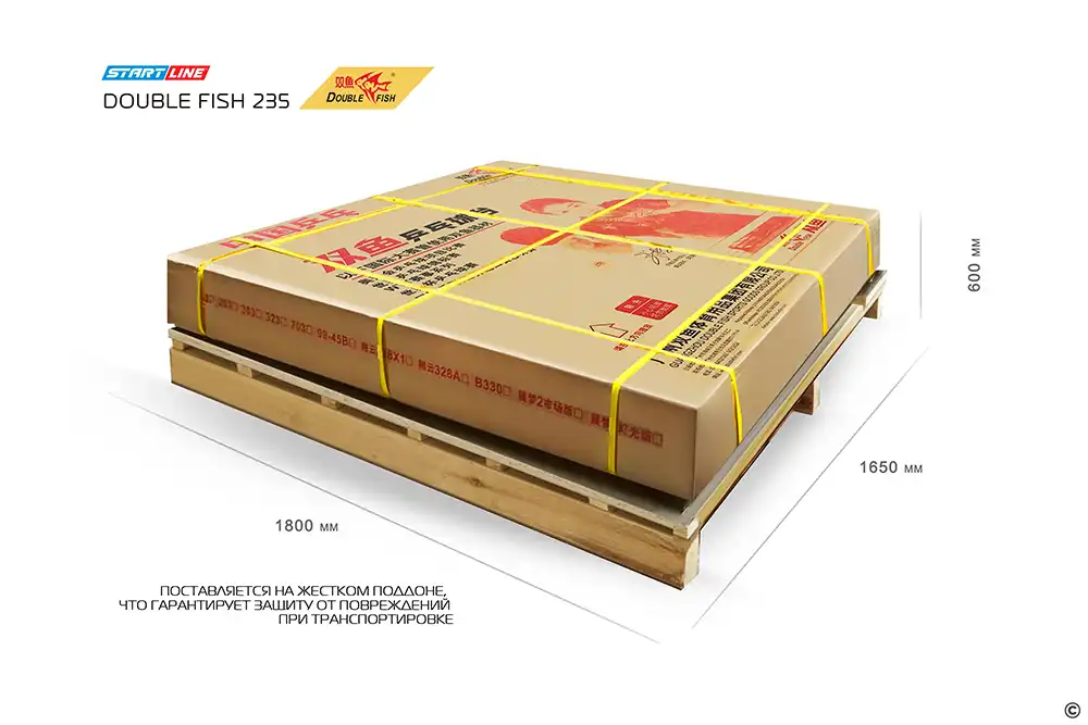 фото Стол теннисный Double Fish 235 черный в интернет-магазине спортивных товаров МЯЧИКИ