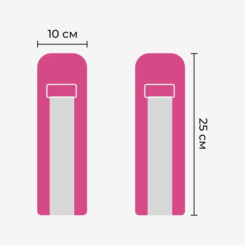 фото Утяжелители для рук и ног Proiron, 2 шт. по 0,5 кг, арт. УТ205 в интернет-магазине спортивных товаров МЯЧИКИ
