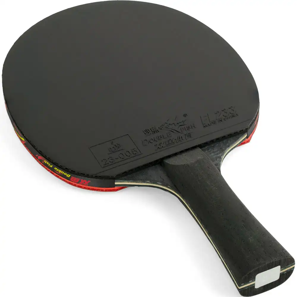 фото Ракетка для настольного тенниса Double Fish Black Carbon King Racket 3***, профессиональная, ITTF Ap в интернет-магазине спортивных товаров МЯЧИКИ