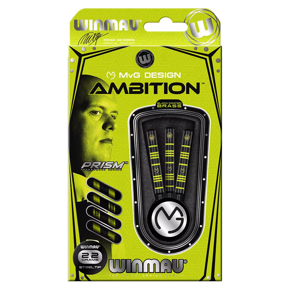 фото Winmau MvG Aspire 21 gr. 80% вольфрам. Дротики для дартса в интернет-магазине спортивных товаров МЯЧИКИ фото Winmau MvG Aspire 21 gr. 80% вольфрам. Дротики для дартса в интернет-магазине спортивных товаров МЯЧИКИ