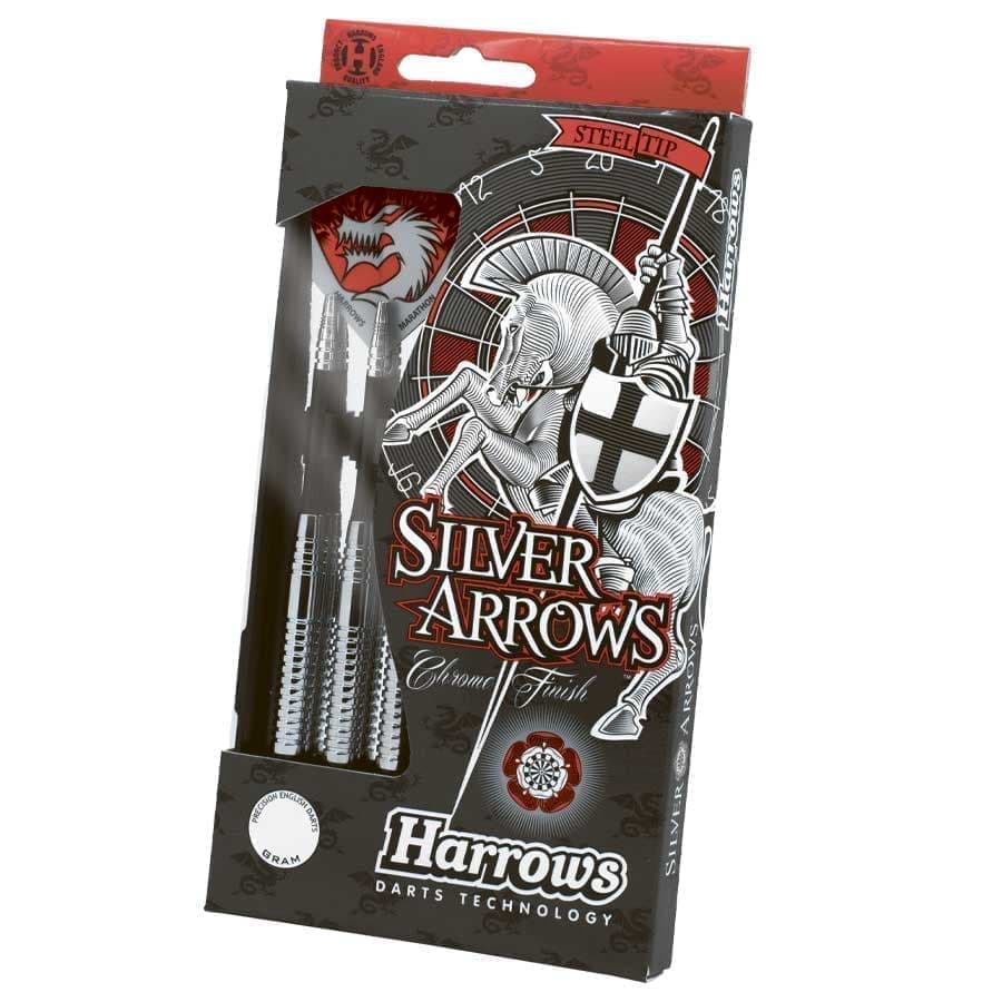 фото Harrows Silver Arrows  24gr, хромированная латунь. Дротики для дартса в интернет-магазине спортивных товаров МЯЧИКИ