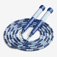 фото Скакалка спортивная Proiron Мягкий Бисер, синяя, арт. СС062 в интернет-магазине спортивных товаров МЯЧИКИ