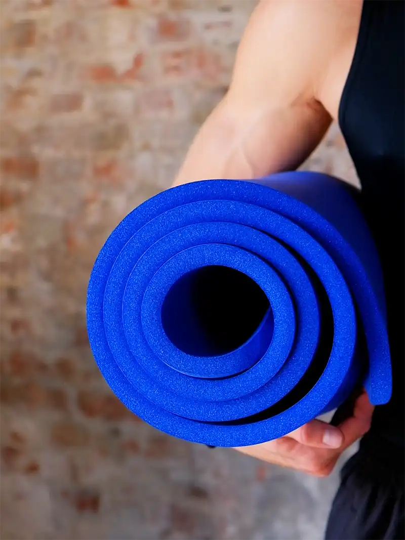 фото Коврик для йоги и фитнеса Proiron 1800*610*15 мм, синий в интернет-магазине спортивных товаров МЯЧИКИ