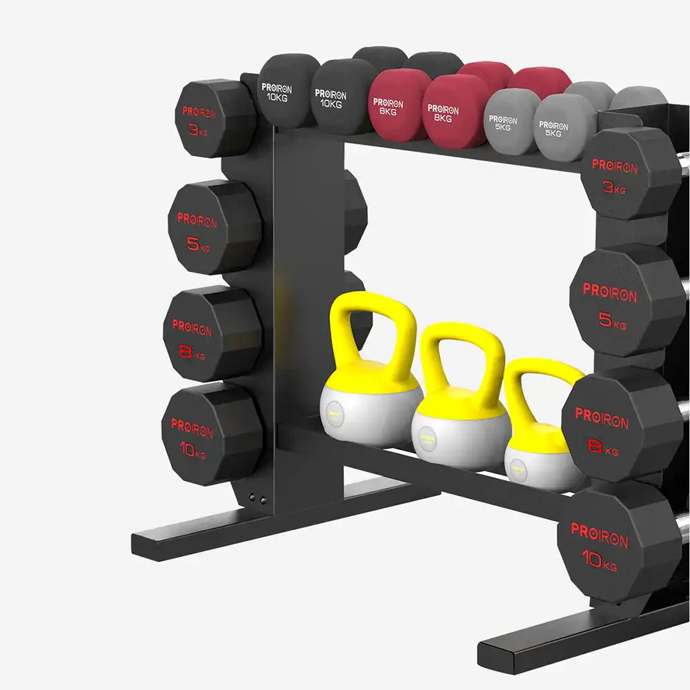 фото Стойка для гантелей Компакт, металлическая 68х45х54см, арт. СГ0202 в интернет-магазине спортивных товаров МЯЧИКИ