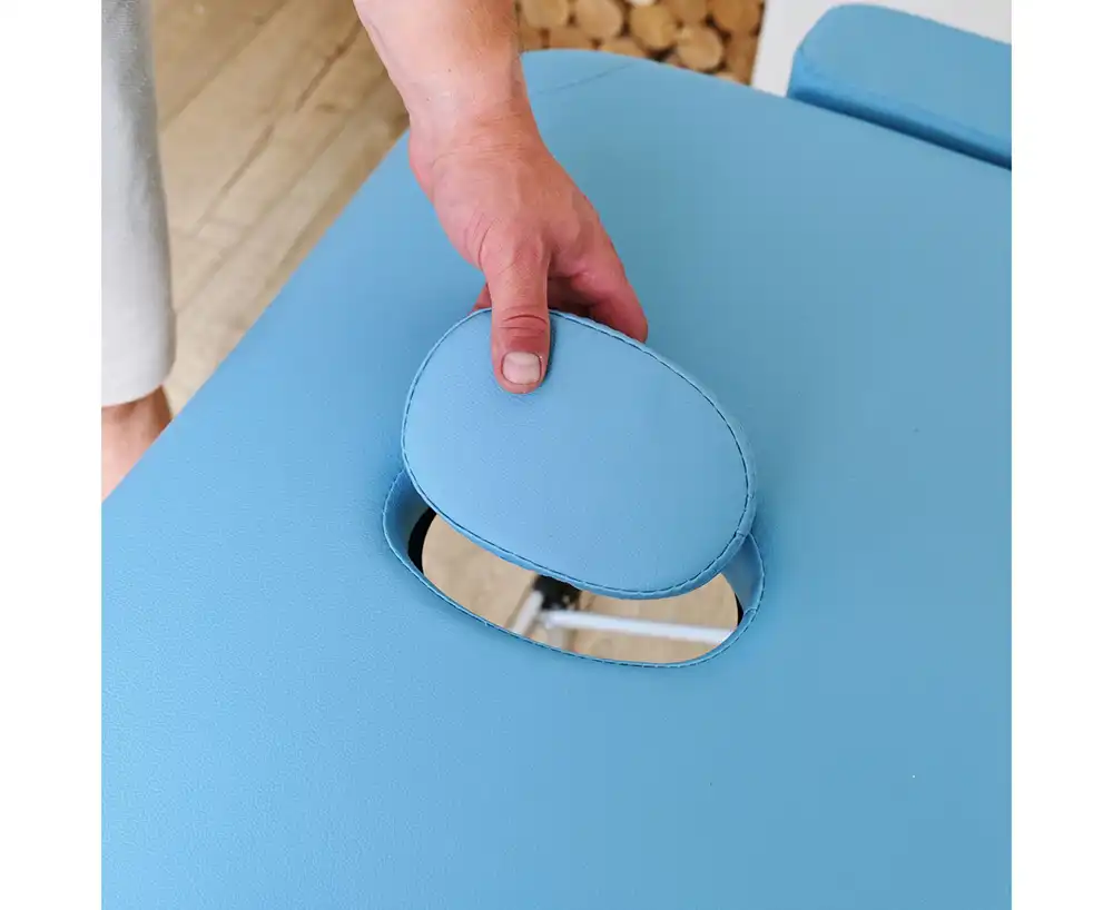 фото Массажный стол DFC NIRVANA Elegant, 186 x 70 см, голубой в интернет-магазине спортивных товаров МЯЧИКИ