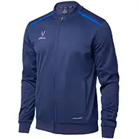 фото Олимпийка DIVISION PerFormDRY Pre-match Knit Jacket, темно-синий в интернет-магазине спортивных товаров МЯЧИКИ