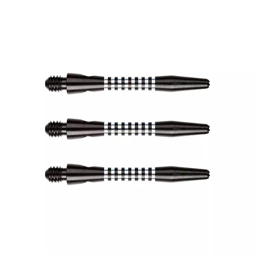 фото Winmau  Anodised Aluminium Re-Grooved Short "B" 35mm, black. Хвостовики для дротиков  в интернет-магазине спортивных товаров МЯЧИКИ