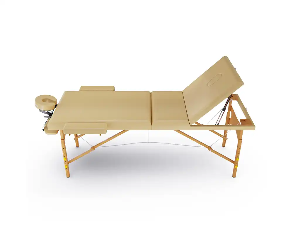 фото Массажный стол DFC NIRVANA Relax PRO, бежевый в интернет-магазине спортивных товаров МЯЧИКИ
