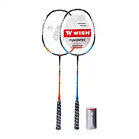 фото Набор для бадминтона WISH Fusiontec 799K сине-оранж в интернет-магазине спортивных товаров МЯЧИКИ