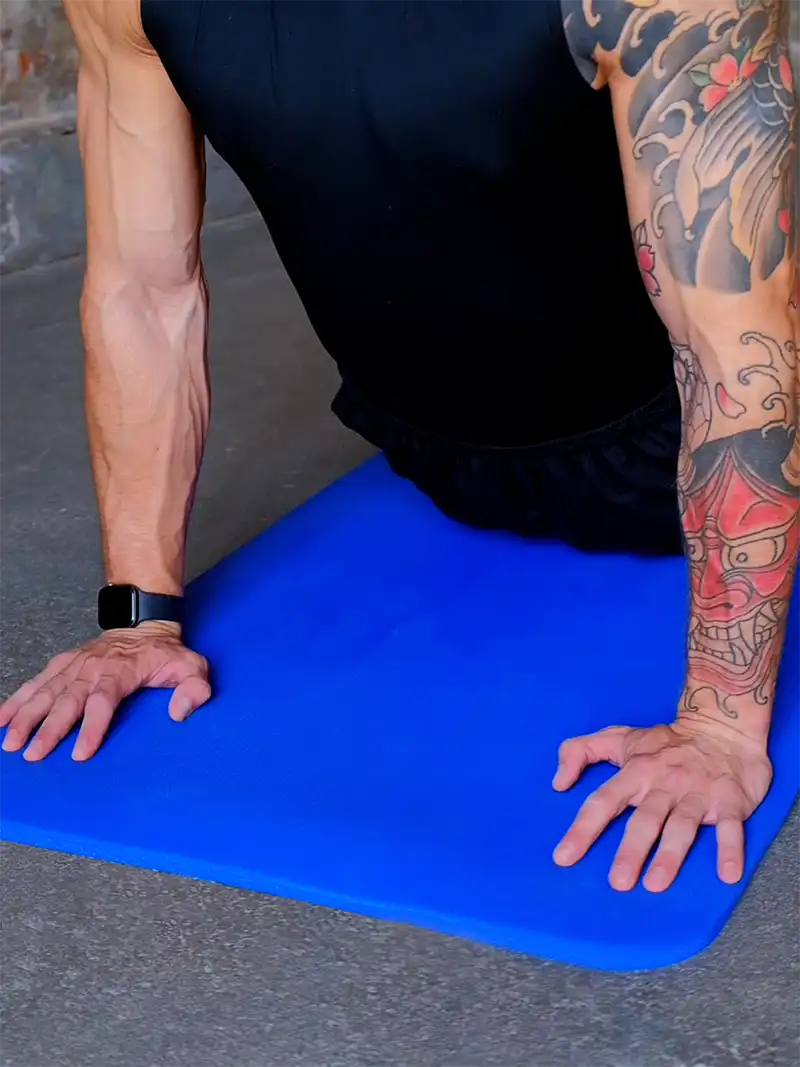 фото Коврик для йоги и фитнеса Proiron 1800*610*15 мм, синий в интернет-магазине спортивных товаров МЯЧИКИ