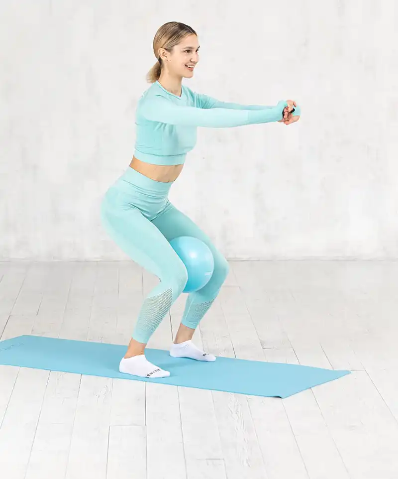 фото Мяч для пилатеса STARFIT GB-902 30 см, синий пастель в интернет-магазине спортивных товаров МЯЧИКИ